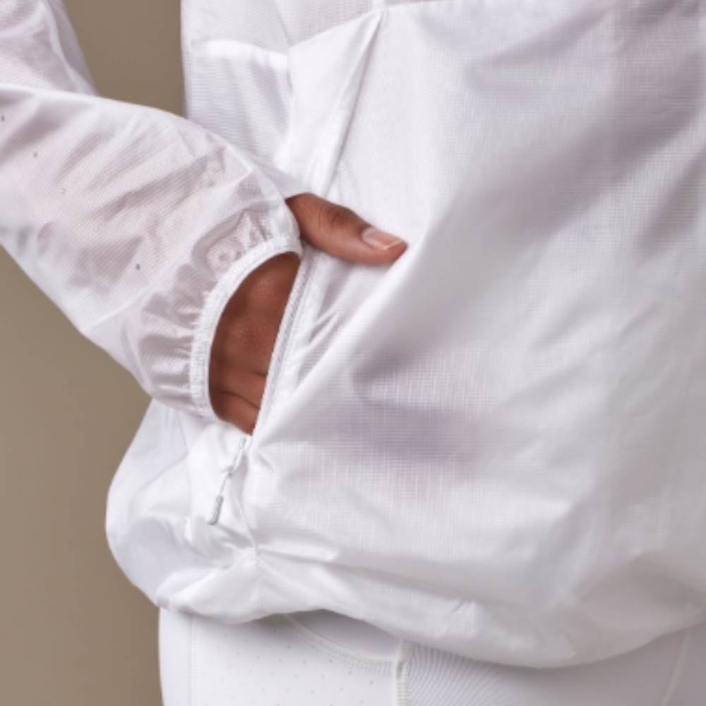 Lululemon Run With It Jacket, Size Medium, White - image 4